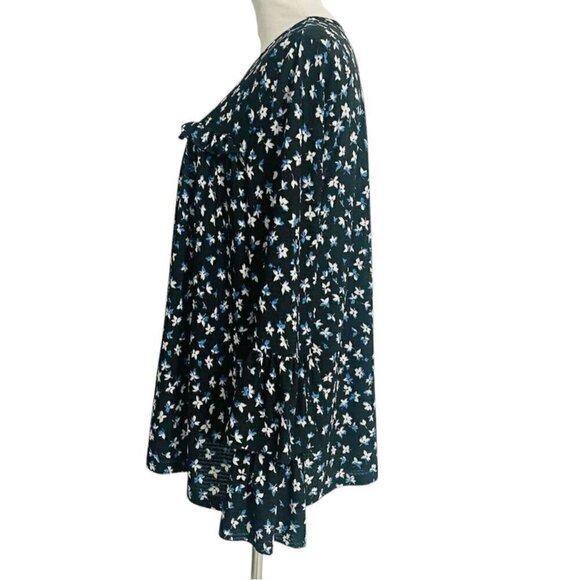 Michael Kors Size XL  Top Blouse Floral Career Office - Picture 4 of 10